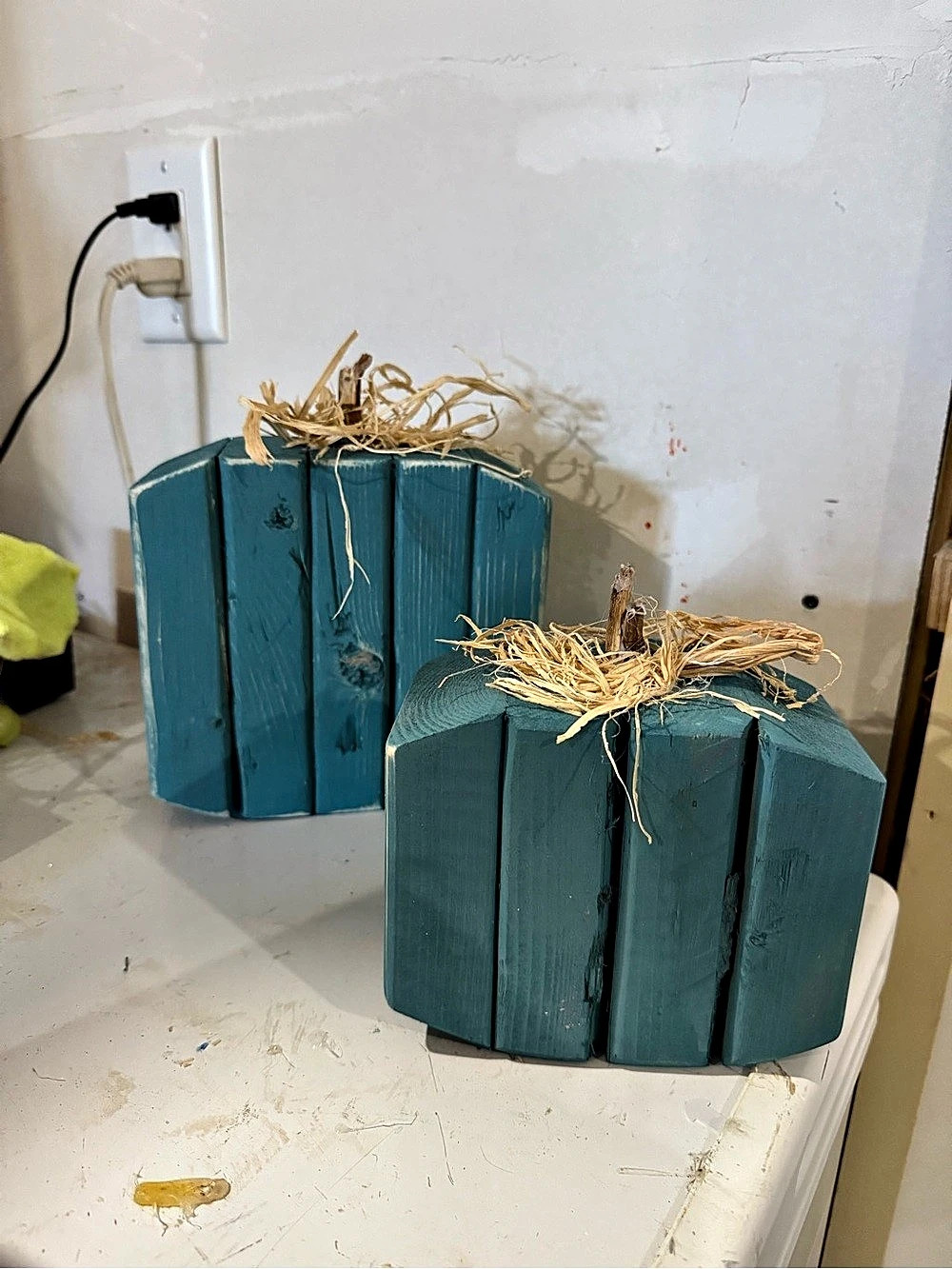 Wooden Pumpkin Decor
